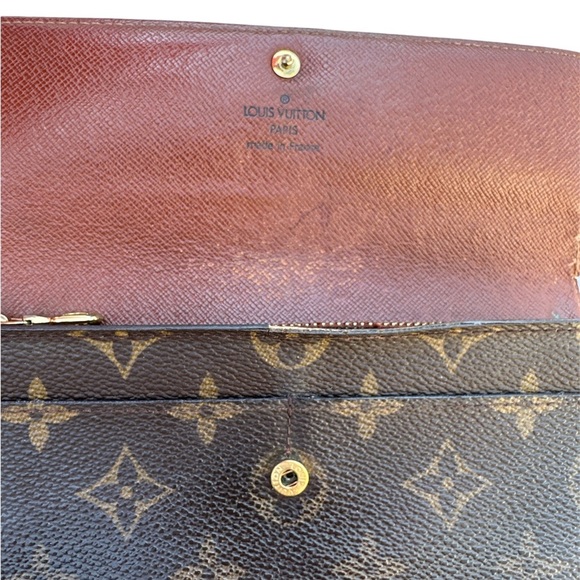 -TH0091 Vintage Louis Vuitton Long Sarah Wallet - Picture 7 of 11